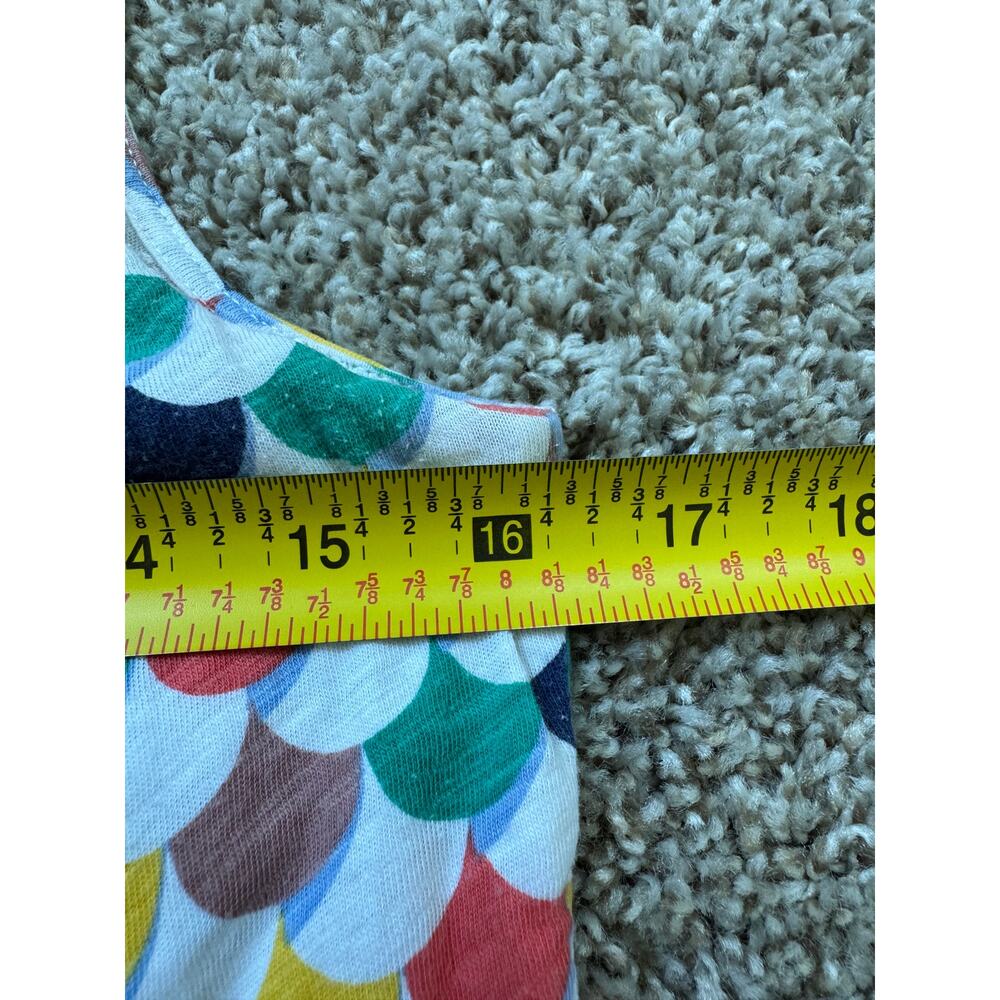 Boden Multicolor Scallop Print Sleeveless Blouse - Picture 9 of 9